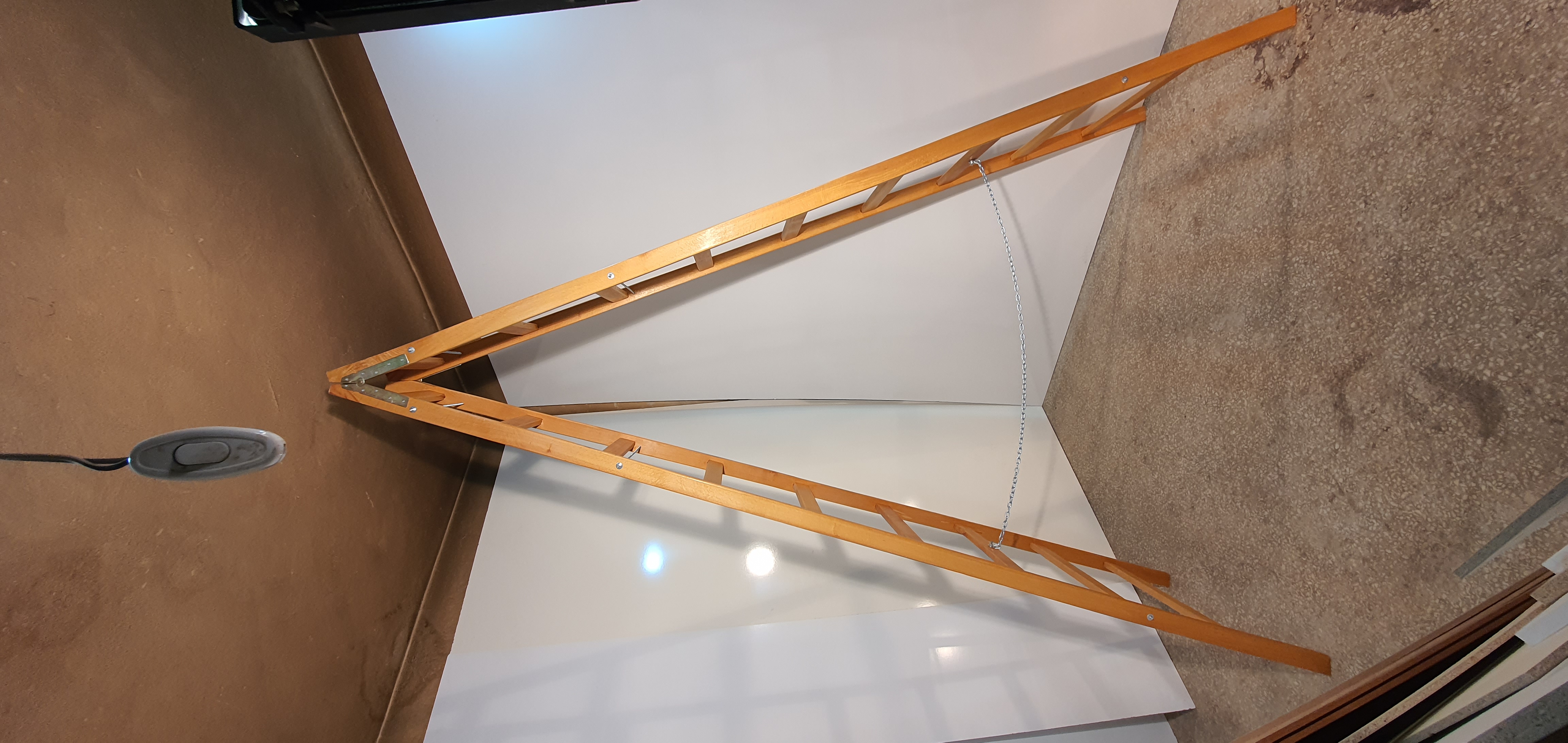 A Tipi Ahşap Merdiven 9+9 Basamaklı - Küçük resim 3
