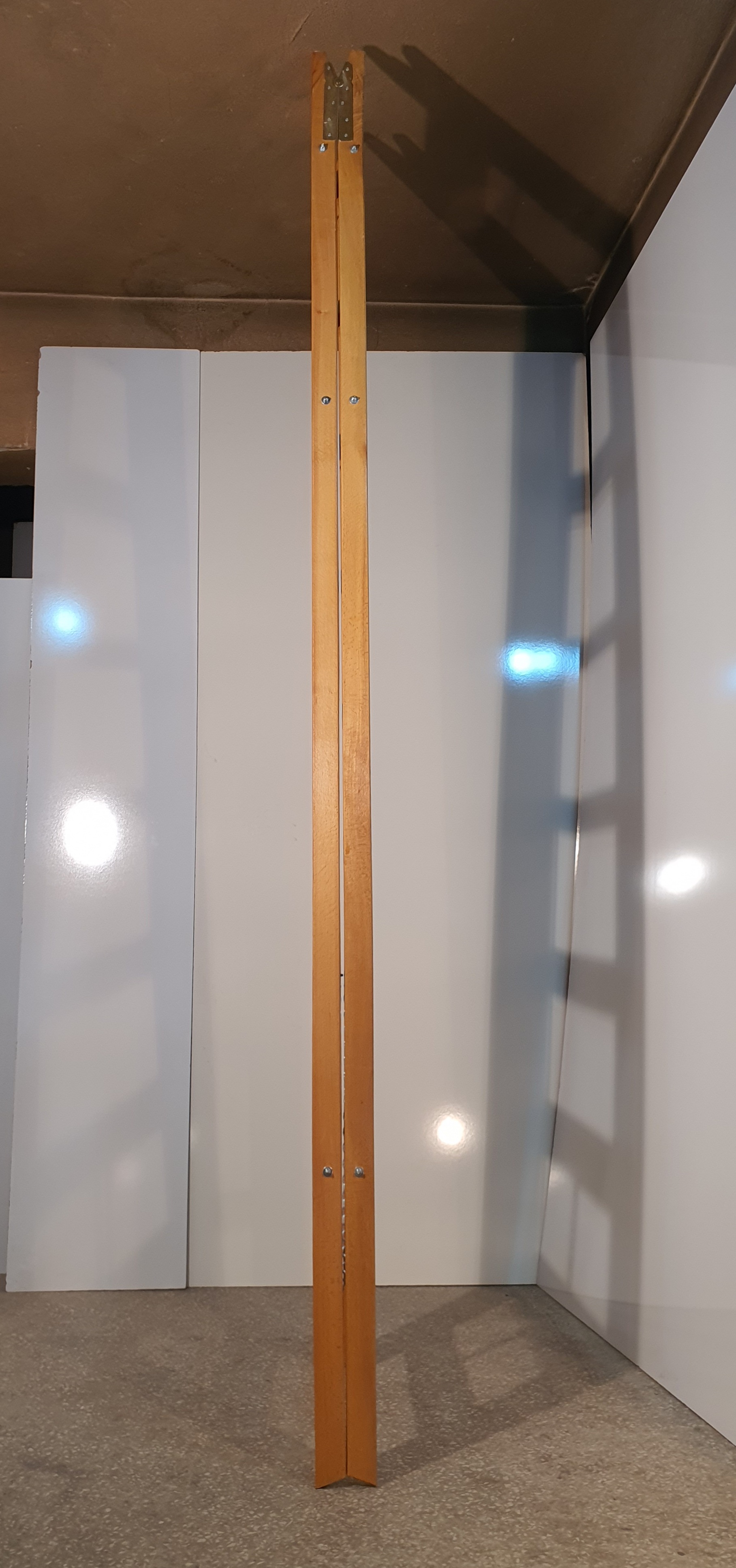 A Tipi Ahşap Merdiven 9+9 Basamaklı - Küçük resim 4